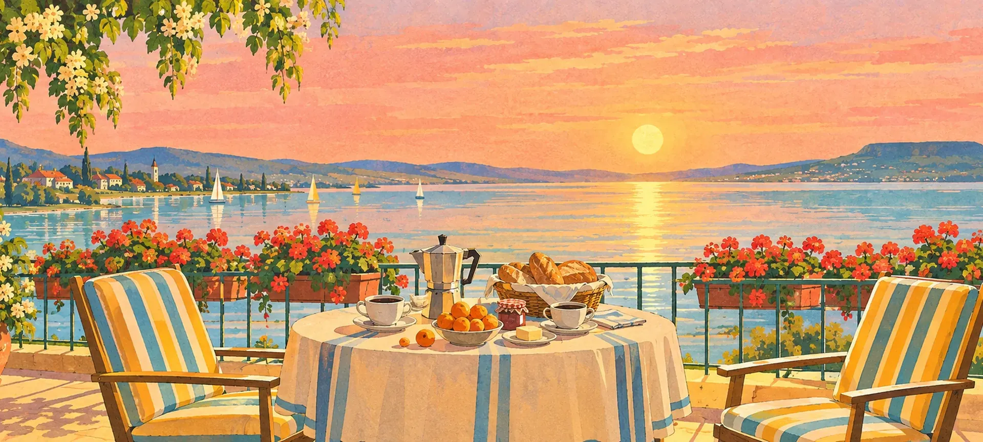 Breakfast on the terrace